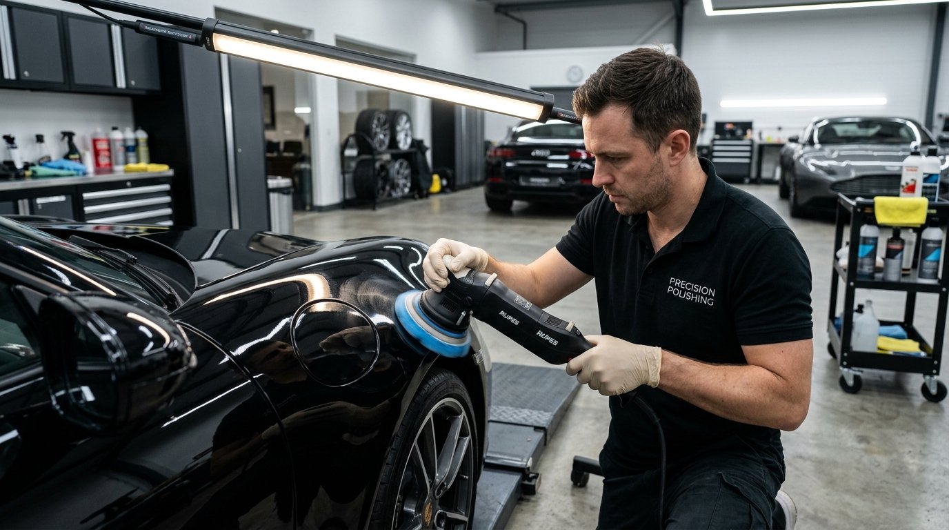 Dual-action machine polishing and paint surface refinement